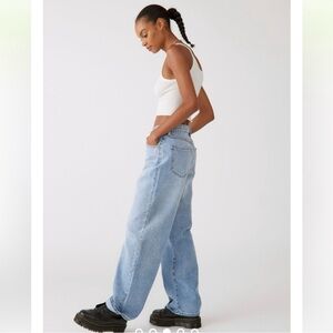 Abrand A Slouch Jean Ariane Organic Denim in Vintage Blue Women’s 26 72805 $109